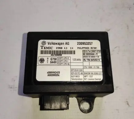 Volkswagen II LT Immobilizer control unit/module 2D0953257