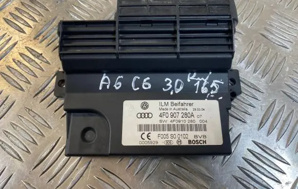 Audi A6 S6 C6 4F Other control units/modules 4F0907280A F005S00102 4F0910280