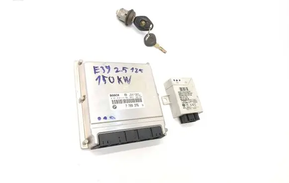 BMW 5 E39 Engine ECU kit and lock set 7789376 0281010314 6905667