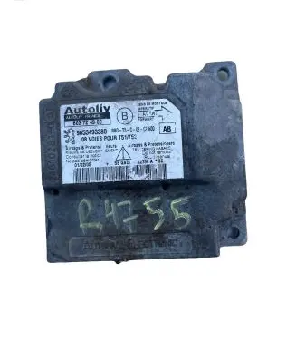 Peugeot 307 Airbag control unit/module 9653493380
