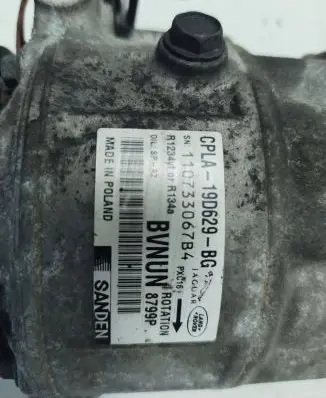 Jaguar F-Pace Air conditioning (A/C) compressor (pump) CPLA19D629BG CPLA-19D629-BG
