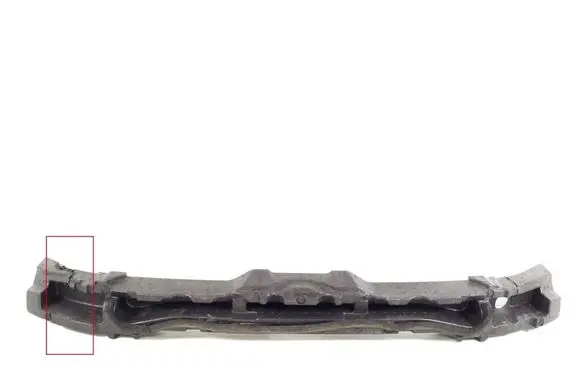 Front bumper foam support bar