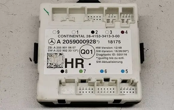 Mercedes-Benz C W205 Door control unit/module A2059000928 A2059010607
