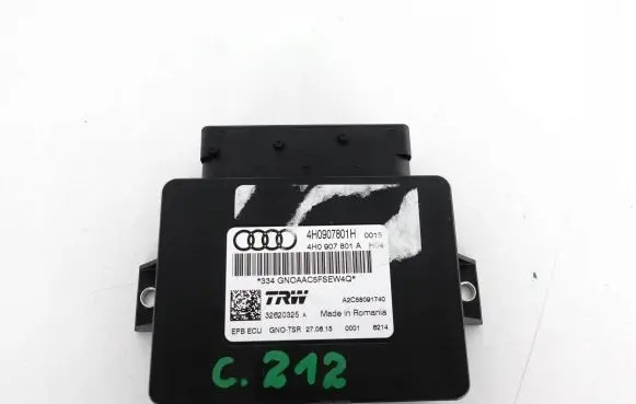 Audi A8 S8 D4 4H Hand brake control module 4H0907801H