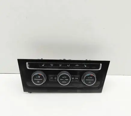 Volkswagen Golf VII Interior fan control switch 5G0907044FD 5HB01267057