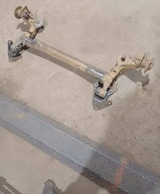Rear axle beam