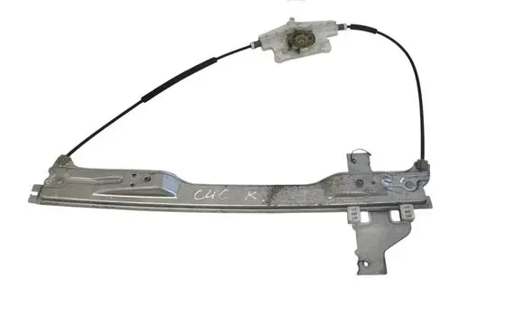 Front door window regulator with motor