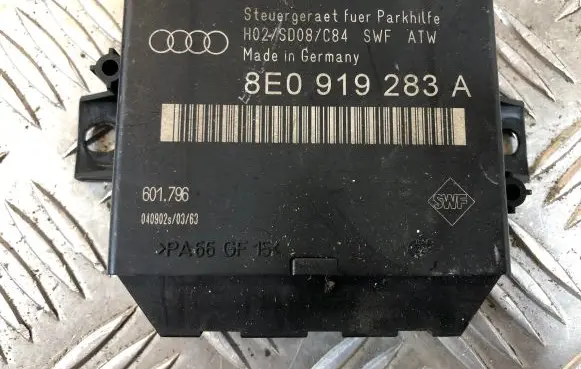 Audi A4 S4 B6 8E 8H Parking PDC control unit/module 8E0919283A 601796 H02SD08C84