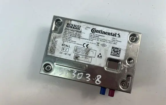 Renault Clio IV Bluetooth control unit module 2591A9796R