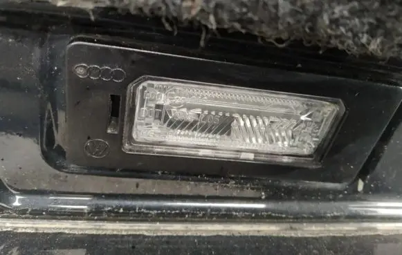 Audi A5 8T 8F Number plate light