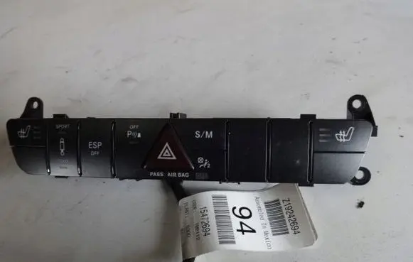 Mercedes-Benz GL X164 Hazard light switch A1648700551