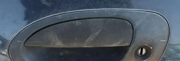 Mazda 323 Front door exterior handle