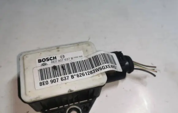 Audi A4 S4 B7 8E 8H ESP acceleration yaw rate sensor 8E0907637B 0302029