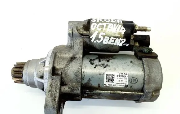 Skoda Octavia Mk4 Starter motor 02M911024J