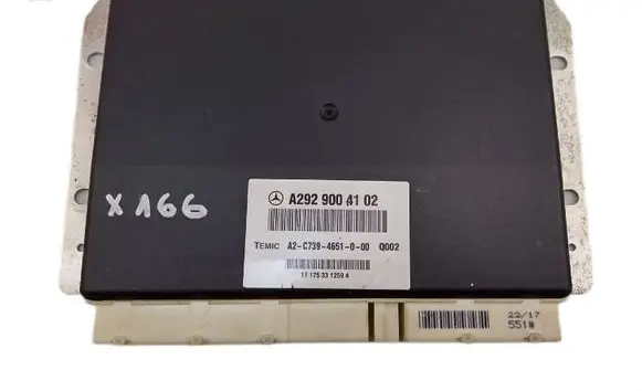 Mercedes-Benz GLS X166 Suspension control unit/module A2929004102