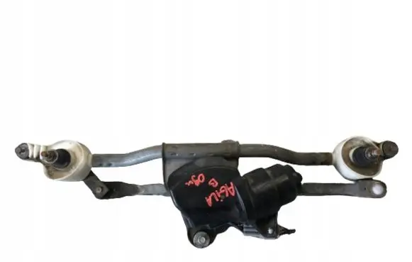 Opel Agila B Front wiper linkage and motor
