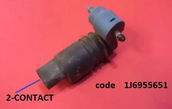 Skoda Superb B5 (3U) Windscreen/windshield washer pump 1J6955651