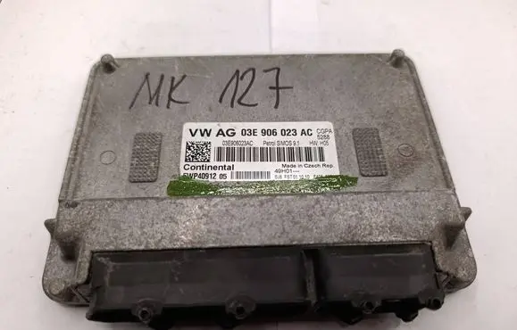 Volkswagen Polo V 6R Engine control unit/module 03E906023AC 5WP4091205