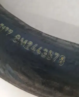 Opel Zafira A Intercooler hose/pipe 2407177