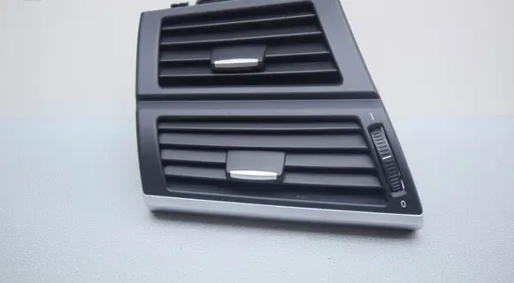 Dashboard air vent grill cover trim