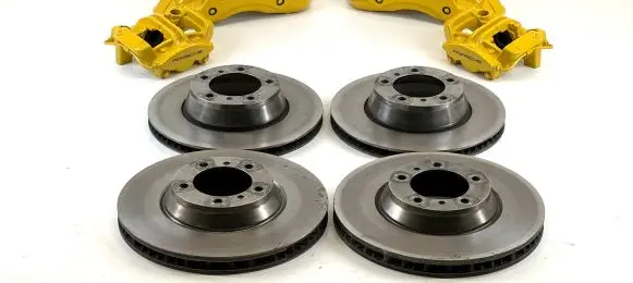Porsche Cayenne (9Y0 9Y3) Brake discs and calipers set 9Y0615123 9Y0615124