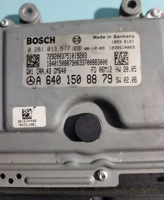 Mercedes-Benz A W169 Engine control unit/module A6401508879 0281013517 Q01CRA43OM640