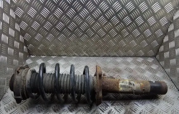 Front shock absorber with coil spring