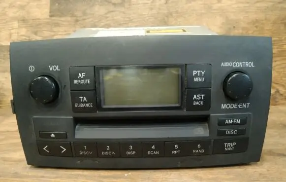 Toyota Corolla Verso E121 Radio/CD/DVD/GPS head unit 8612013060B0 CQTS7170A