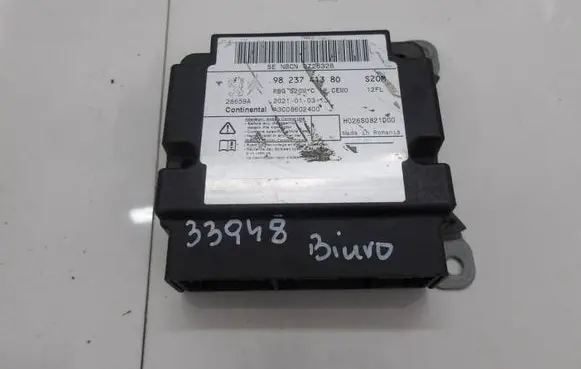Citroen C3 Airbag control unit/module 9823741380