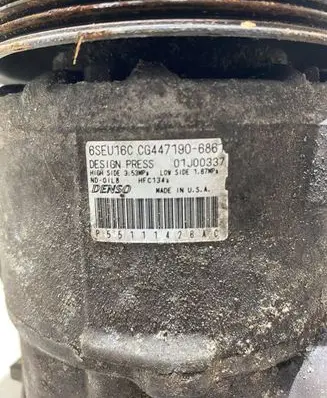 Chrysler Sebring (JS) Air conditioning (A/C) compressor (pump) P55111426AC 6SEU16C 01J00337