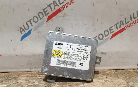 BMW X1 E84 Headlight ballast module Xenon 7237647
