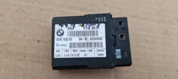 BMW 3 E90 E91 Seat control module 9216128pmi 90401029D3 00401838