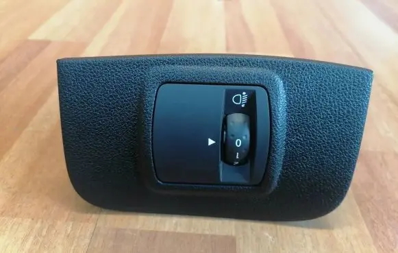 Headlight level height control switch