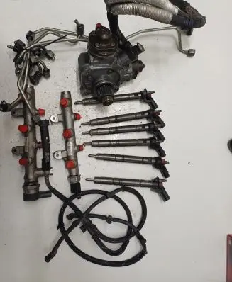 Audi A7 S7 4G Fuel injection system set 0445117042 059130277CR 0445010806