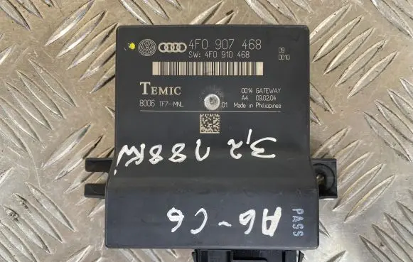 Audi A6 S6 C6 4F Gateway control module 4F0907468 4F0910468 8006TF7MNL