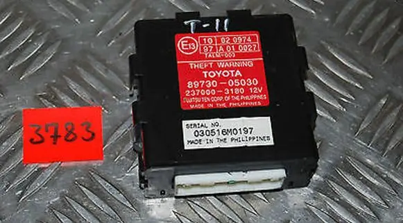 Toyota Avensis T250 Alarm control unit/module 8973005030