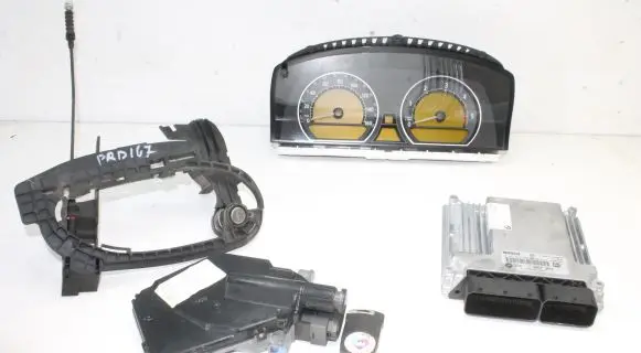 BMW 7 E65 E66 Engine ECU kit and lock set 7803369 0281013500