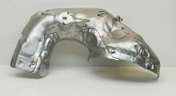 Heat shield in engine bay
