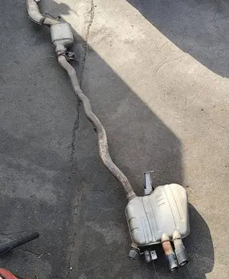 BMW 5 F10 F11 Muffler/silencer 8570096 7807110
