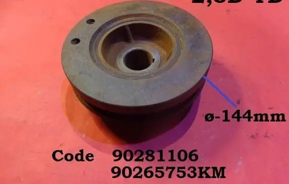 Opel Omega A Crankshaft pulley 90281106 90265753KM