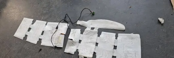 Audi A6 S6 C6 4F Seat heating element AUC1C6 EP1261264