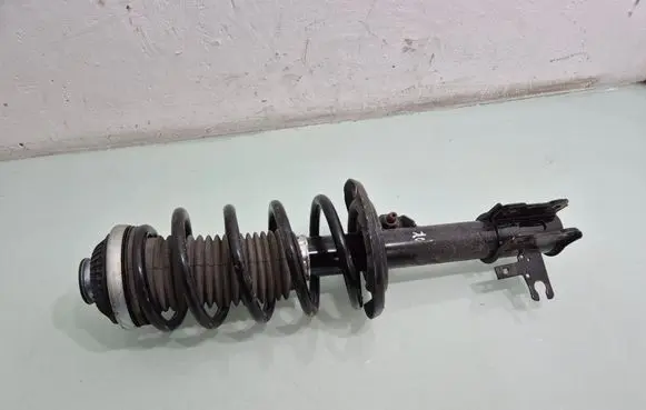 Front shock absorber with coil spring