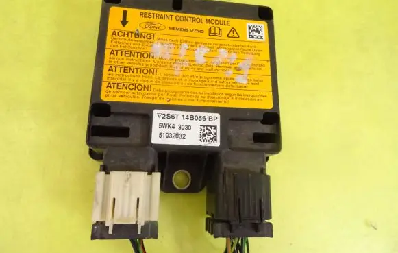 Ford Fiesta Airbag control unit/module 2S6T14B056BP 5WK43030