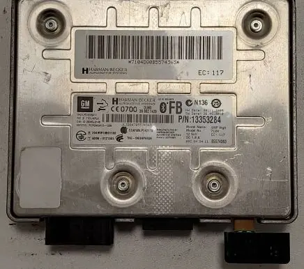 Opel Astra H Bluetooth control unit module 366821429 13353284 7140Q00B5574363