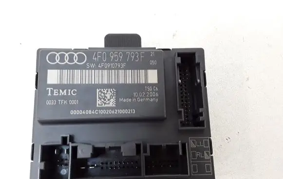 Audi A6 S6 C6 4F Door control unit/module 4F0959793F