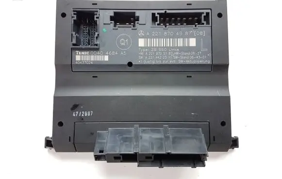 Mercedes-Benz S W221 Seat control module A2218704987