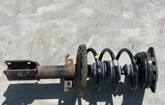 Renault Megane III Front shock absorber with coil spring