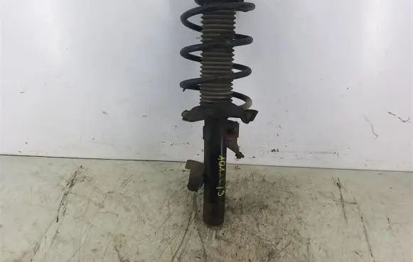 Front shock absorber with coil spring