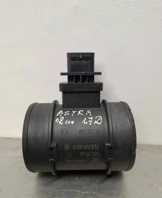 Opel Astra H Mass air flow meter 55561301 0281002832