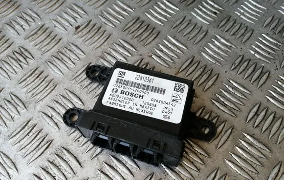 Opel Zafira C Parking PDC control unit/module 22810361 0263004542